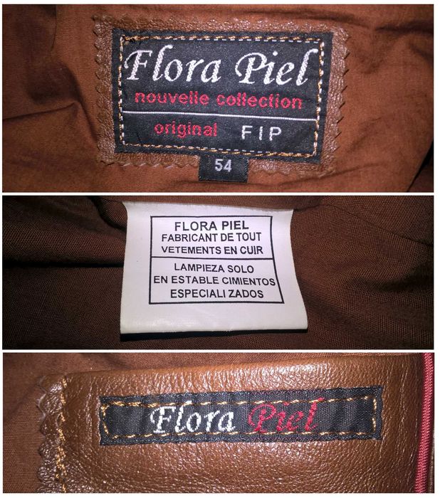 Кожаная куртка Flora Piel Италия натуральная кожа 48-50 размер