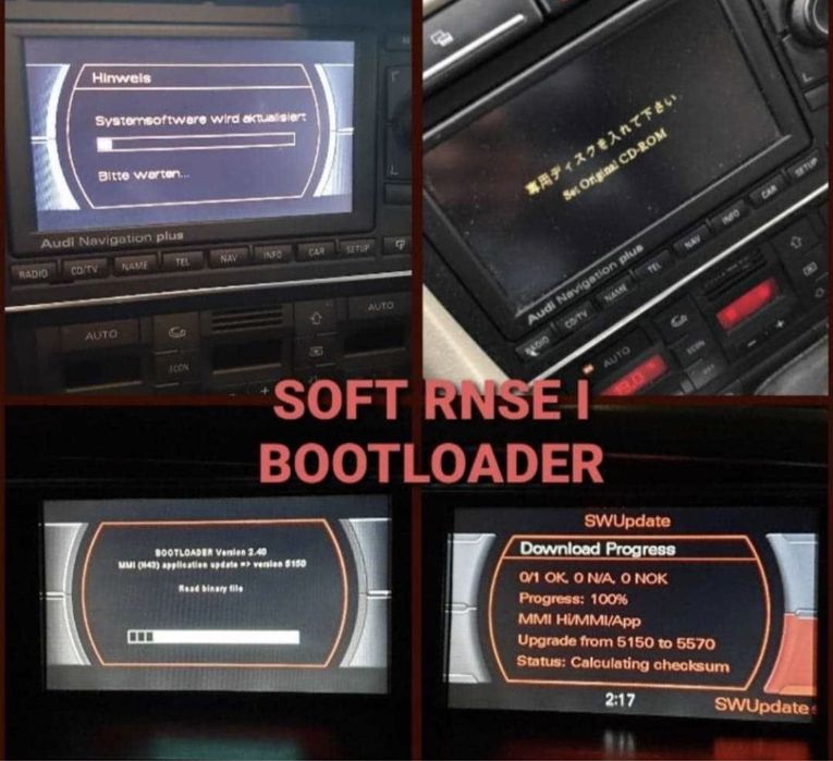Audi jezyk Polski dla MMI: 2G High/3G Basic/3G High/3G High Plus/RNS-E