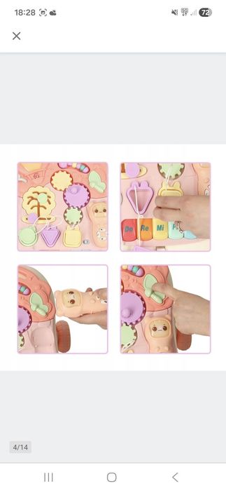 Interaktywny Pchacz, chodzik  3w1