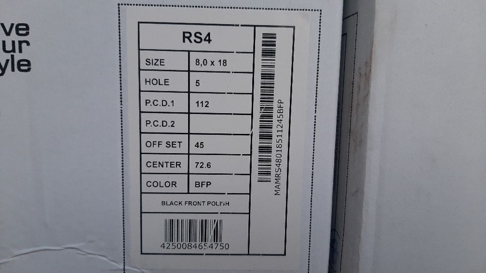 Nowe Alufelgi 5x112 R18 Skoda Octavia Superb Karoq Audi A3 A4 A5 A6 Q3