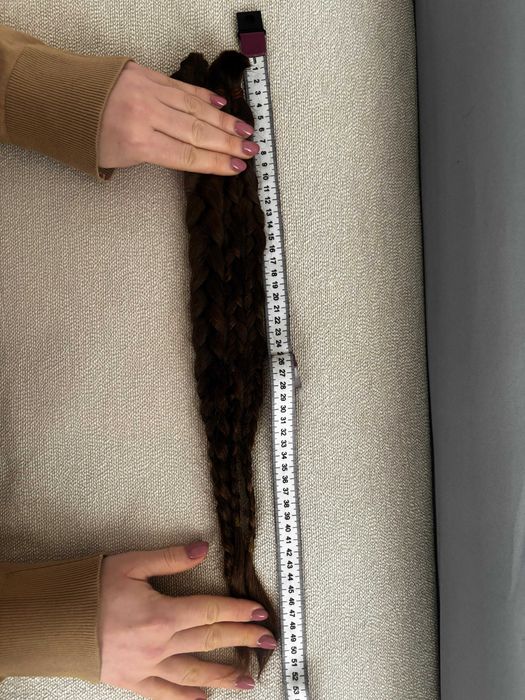 Naturalne włosy dziewicze – 50 cm / 110 g – ciemny blond