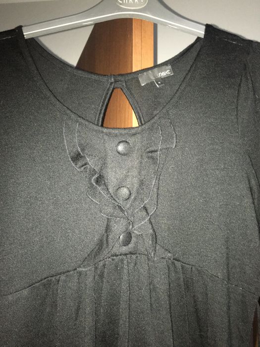 Sukienka Next s/m tunika ciążowa czarna