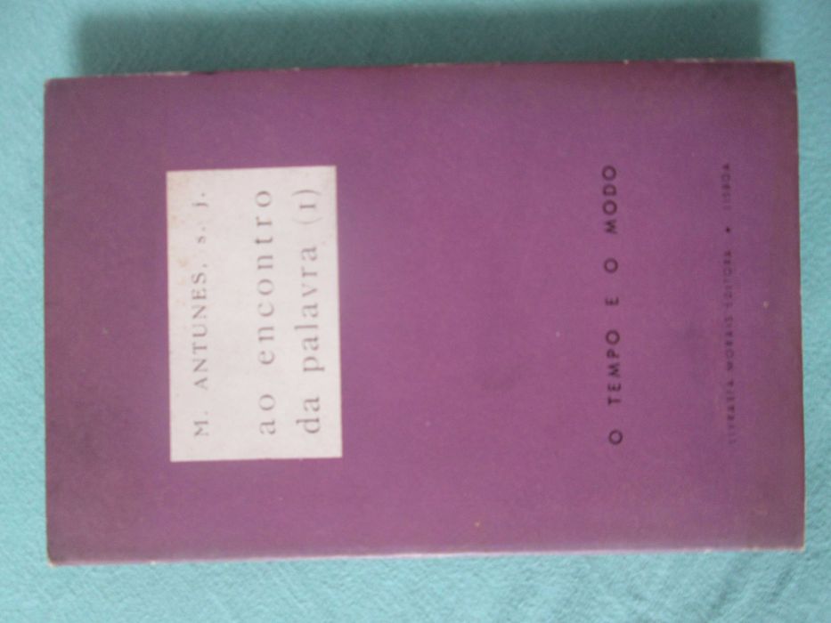 Ao encontro da palavra (I), de Manuel Antunes, s. j.,