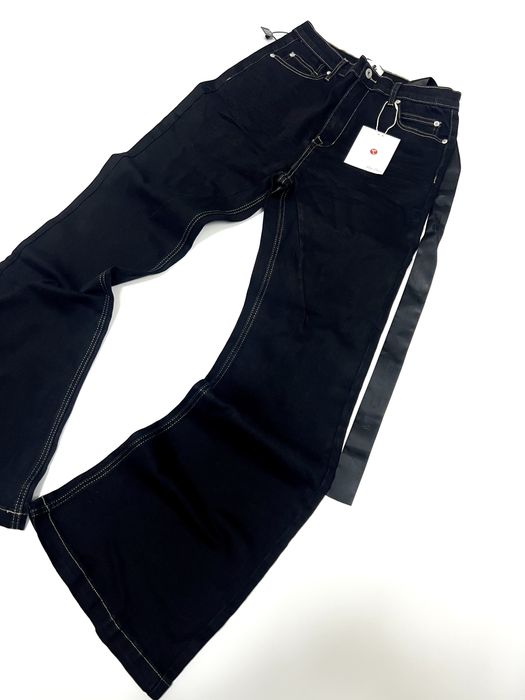 Штаны джинсы клеш flared jeans Rick Owens black opium archive erd M-L
