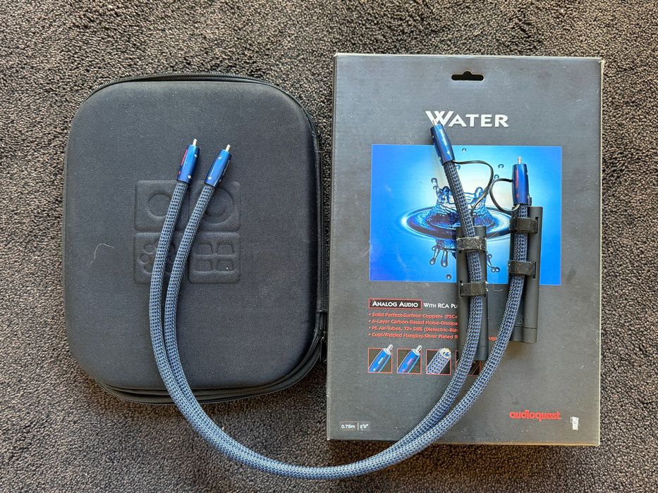 Audioquest Water RCA 0.75 cm oryginalny Fa zakupu