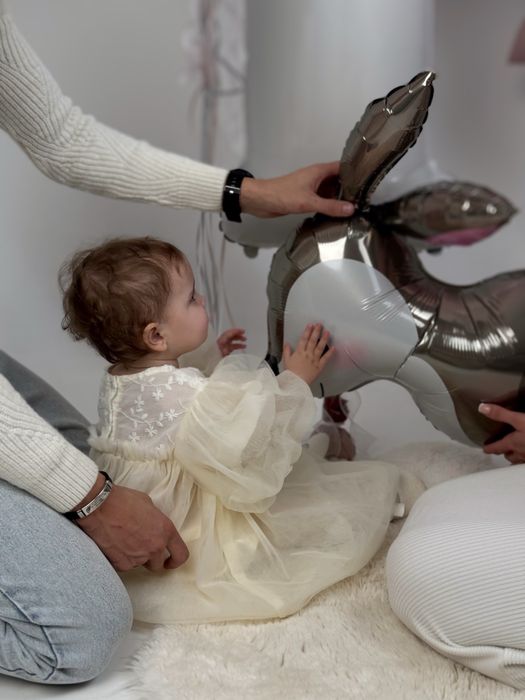 Платье 80-86 / сукня 80-86 розмір/пінетки/туфельки/повʼязка/обруч