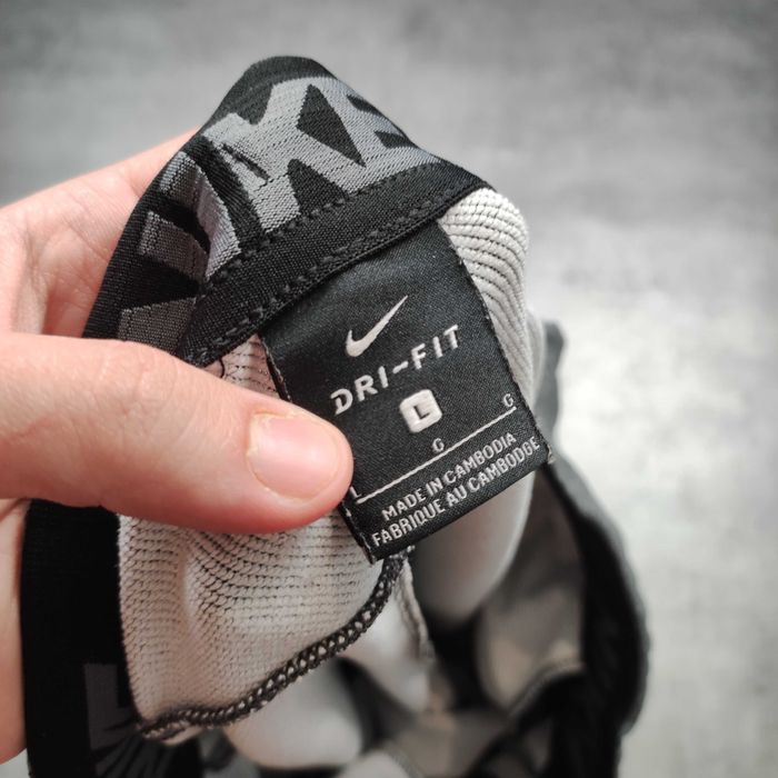 MĘSKIE Spodnie Dresowe PREMIUM Szare Dri-Fit Nike PRO Dresy Joggery