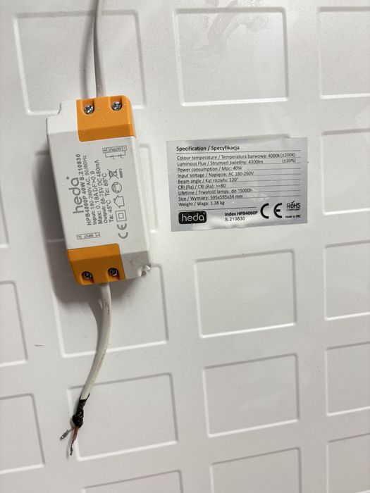 Lampa sufitowa led  kwadratowa(plafon)