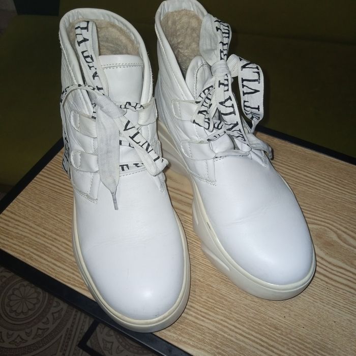 Натуральная  кожа, зимние ботинки