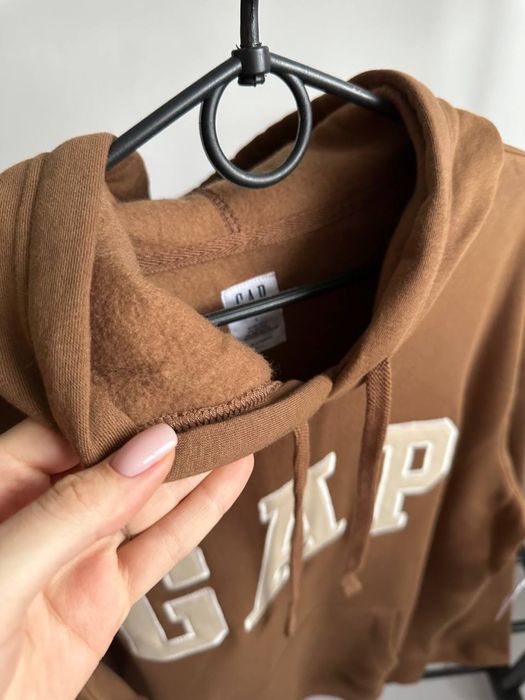 Худи Gap, коричневый худи гер, геп худи, худак Gap