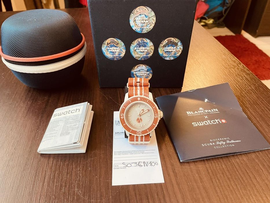 Najtaniej w sieci!  Blancpain x Swatch Scuba Fifty Fathoms Arctic Ocea