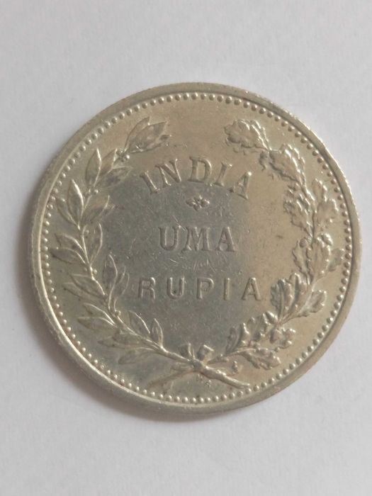 Moeda ultramar , Índia 1 rupia 1912 ultramar.