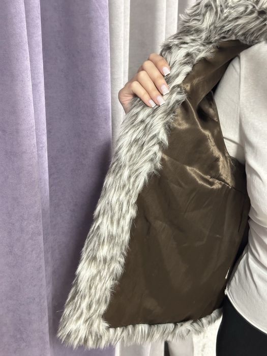 Еко шуба лама S/M автоледі