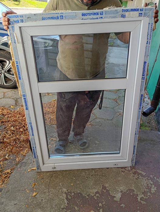 Okno PCV z demontażu 88x126