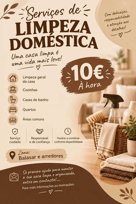 Limpeza doméstica