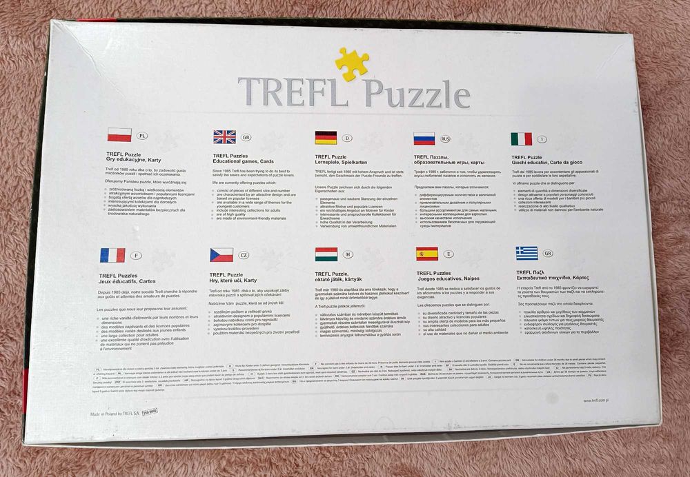 Trefl Puzzle пазли головоломка 1000 елементів 68х48 см леопард
