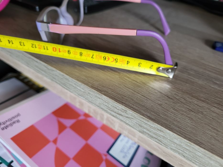 Okulary korekcyjne elastyczne oprawki dziewczęce 5-7 lat