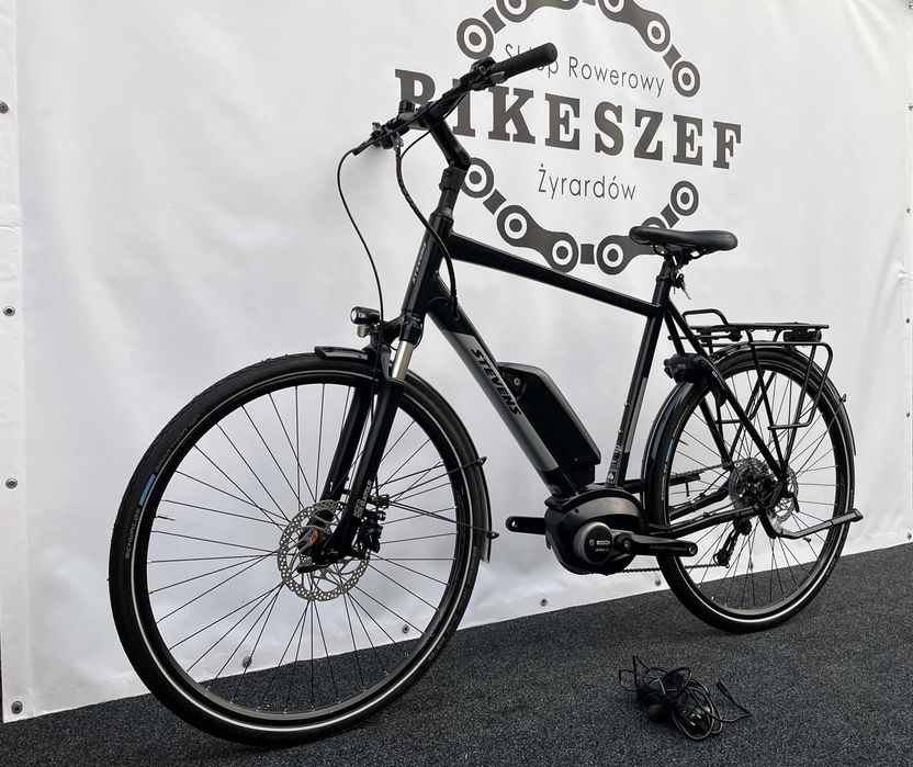 Męski Trekkingowy Rower elektryczny STEVENS E-MOLVENO 28" XL Shimano Altus Bosch Hydraulika Wysyłka
