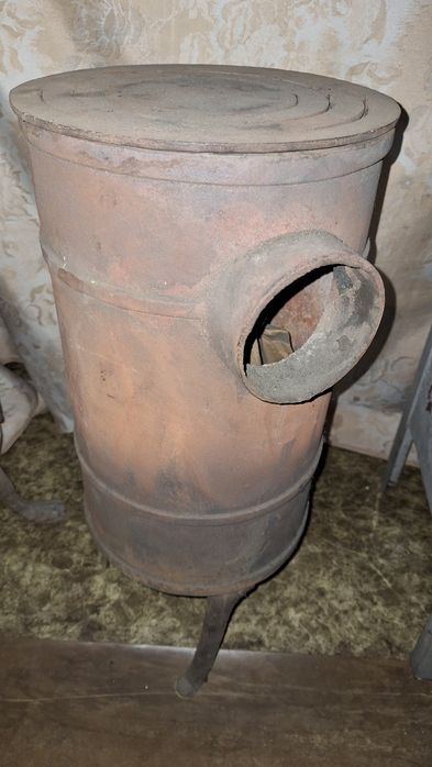 Piec koza żeliwny i szamotowy