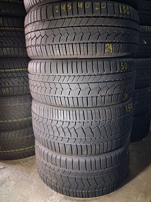 Разноширокий комплект 275/35; 245/40 R20 Continental Conti Winter TS 860S шини б/у зима