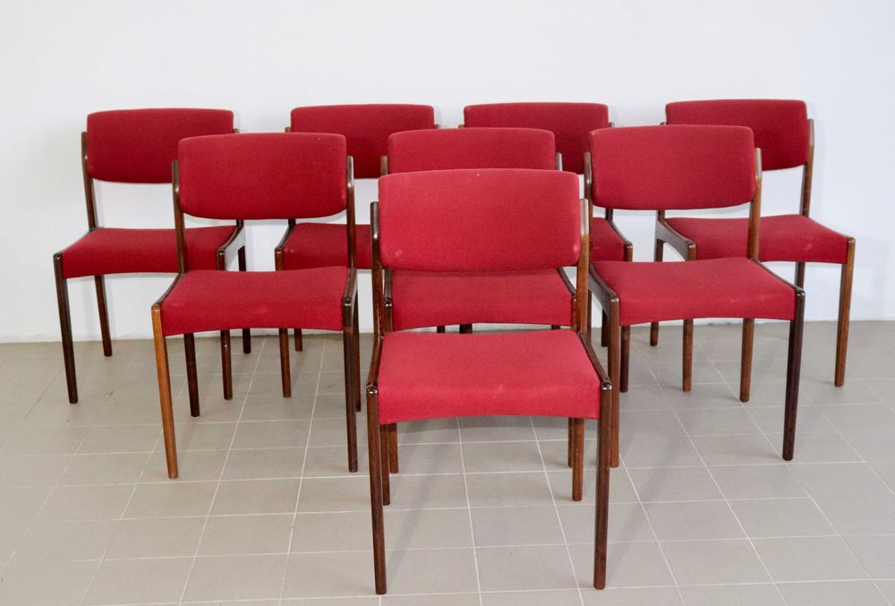 Cadeiras de jantar H. W. Klein em pau santo