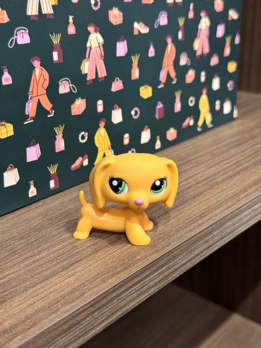 Коллекционная такса LPS Littlest Pet Shop, коллекция ЛПС петшоп дог