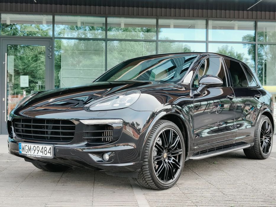 Porsche Cayenne S 4.2 TDI 385KM AWD Pneumatyka FV23% Panorama Kamera Dociągi
