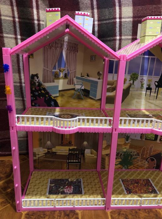 Кукольный домик и мебель, кукольный бассейн