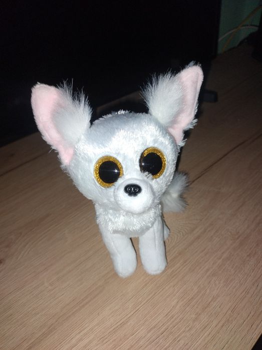 Lisek biały Ty pluszak maskotka nowy