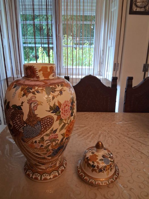 Jarrão decorativo porcelana marca Panda