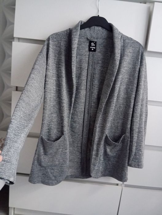 Kardigan grafitowy Sinsay rozmiar M