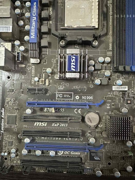 материнская плата MSI 870A-G55.