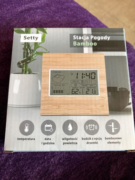 Stacja pogody Setty bamboo