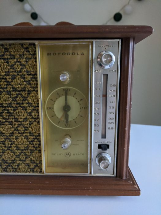 Радіоприймач ретро вінтажний Motorola, FM AM робочий