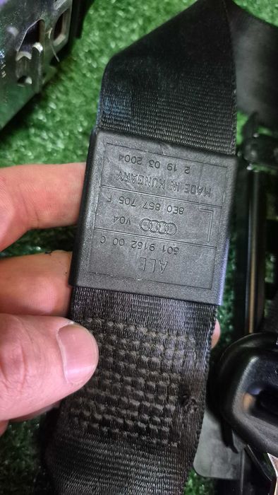 Cintos Segurança Pretos Originais Audi A4 B6 B7 8E de 2000 a 2008