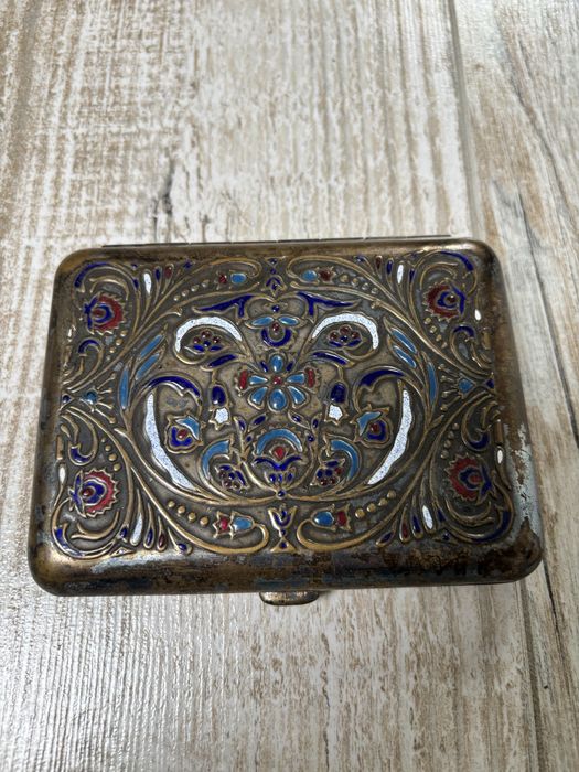 Papierośnica ZSRR vintage, lata 60