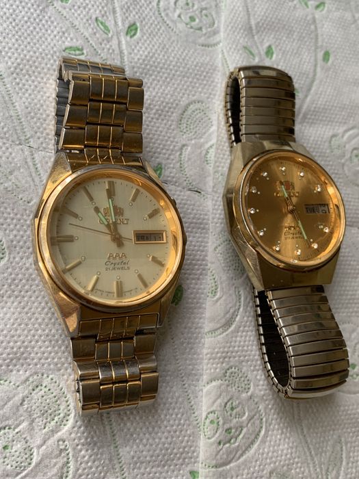 Годинники ORIENT cristal gold