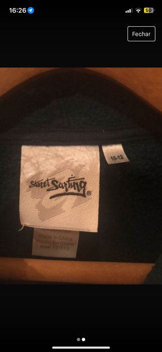 Casaco azul quiksilver