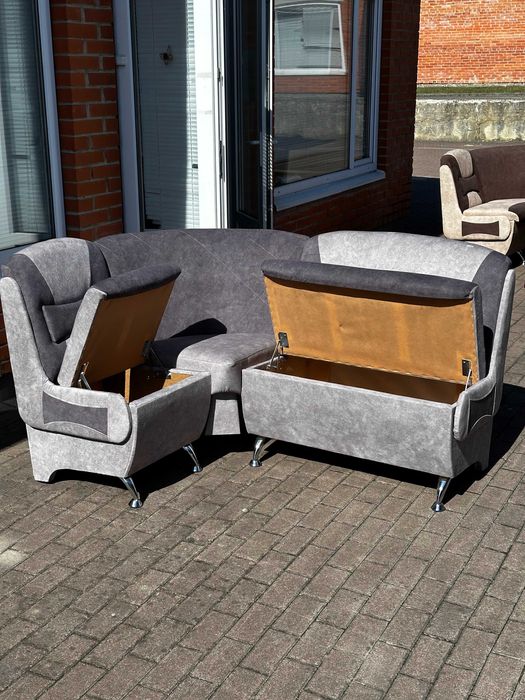 Кухонний куток, комфортний м'який кухонний уголок з миючої тканини