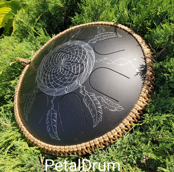 Глюкофон 9 нот+ 1обертон. PetalDrum. Язичковий (пелюстковий) барабан.