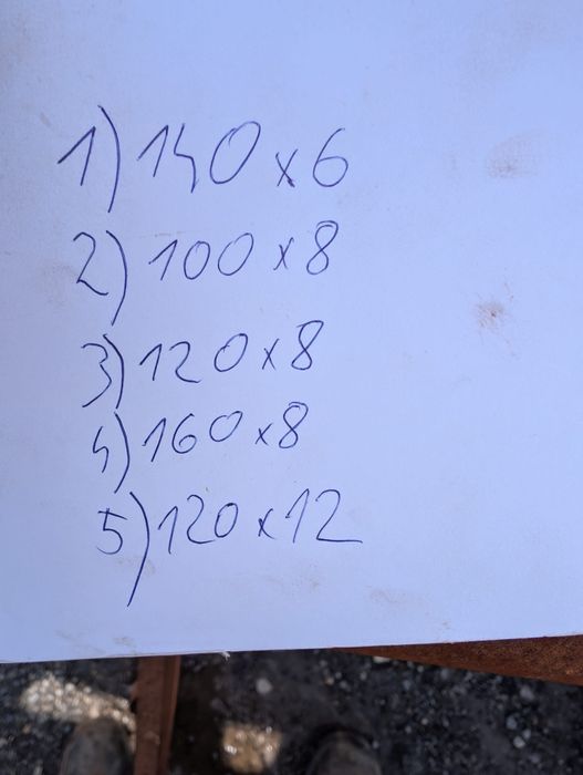 Płaskownik.Płaskowniki.6.8 10.12mm