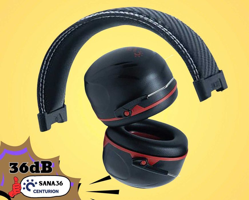 Nauszniki Słuchawki Nakarkowe Ochronne Słuchu CENTURION SANA36 36dB
