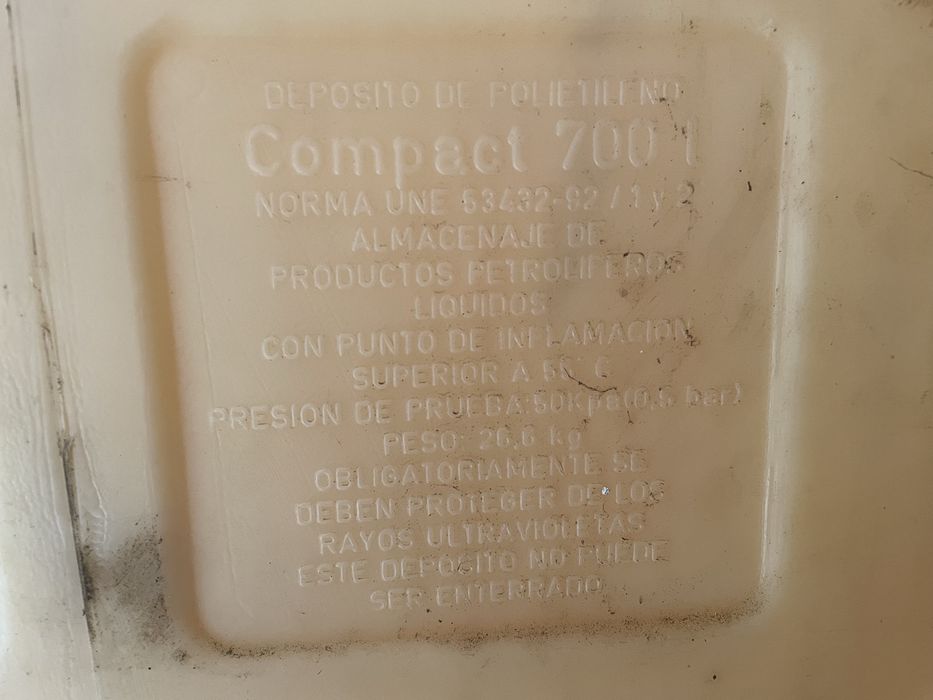 Deposito de gasoleo para aquecimento central