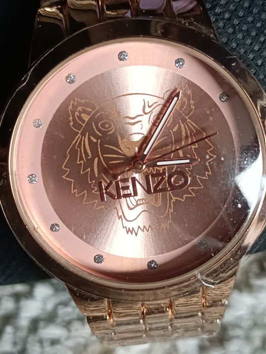 Nowy Kenzo zegarek damski różowe złoto