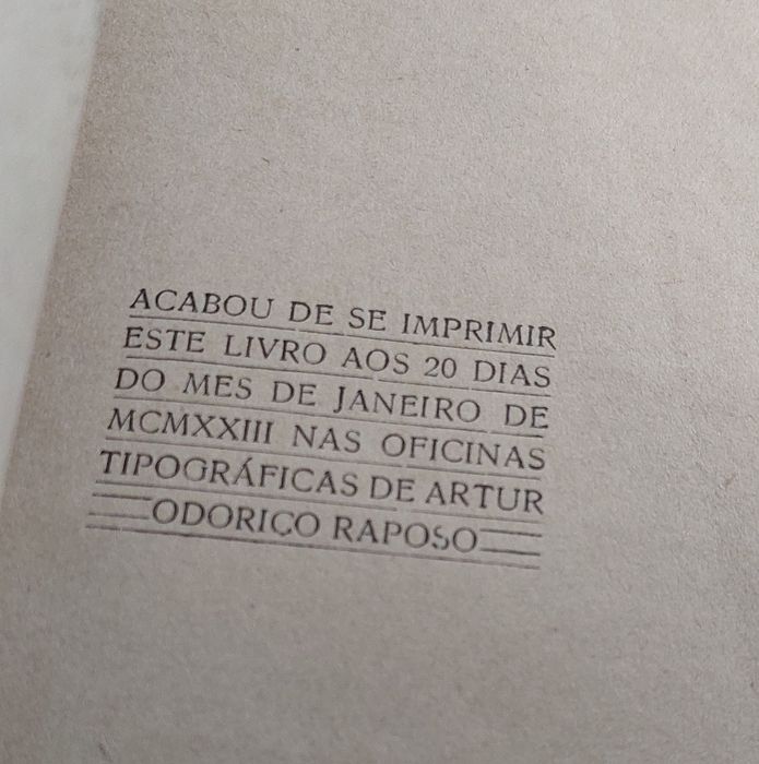 Brumas Doiradas - Adelino da Palma Carlos (1ª edição, 1923)