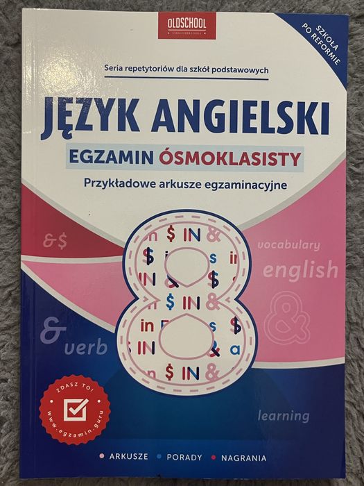 Język angielski egzamin ósmokladisty arkusze egzaminacyjne