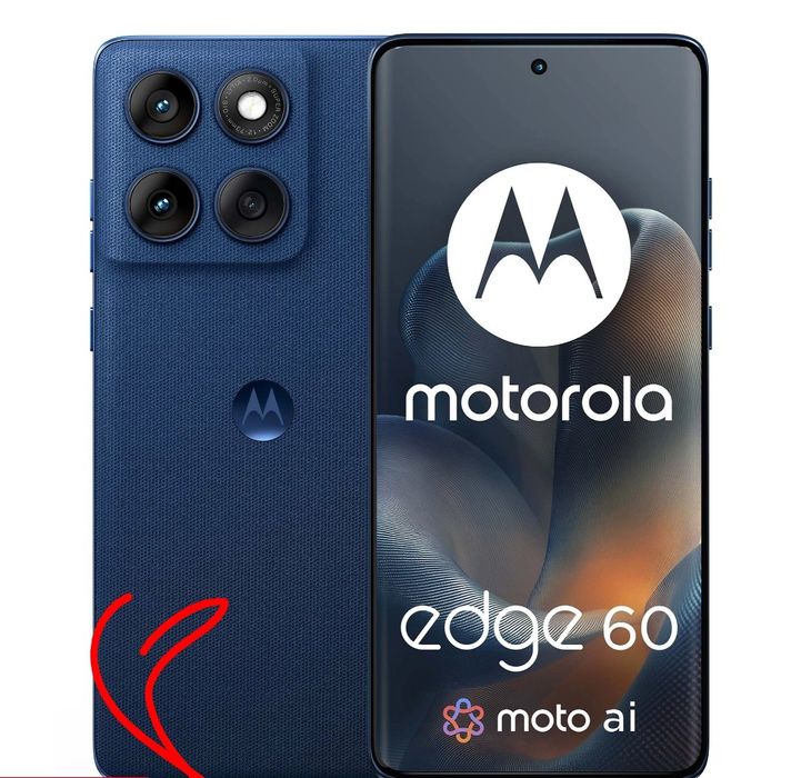 Motorola edge 60 12/512GB Funkcje AI 6,67" 120Hz 50Mpix Niebieski