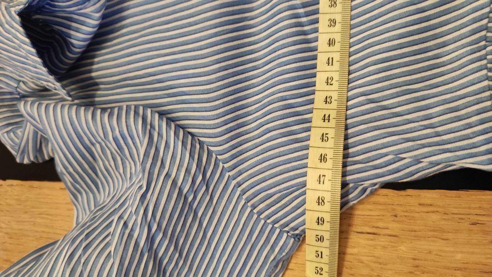 H&M Bluzka tunika w paski niebieskie roz 40