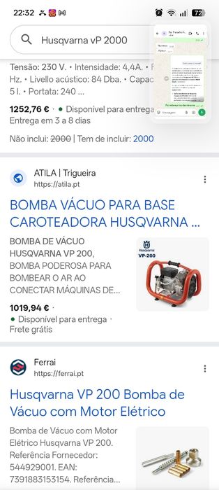 Vendo compressor a váco