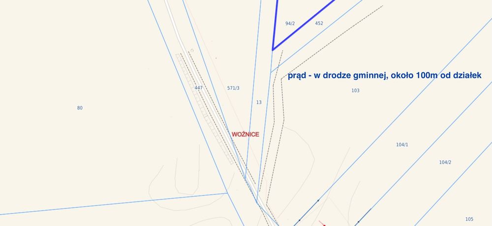Mikołajki Tałty - Woźnice Działki 3000 - 4500mkw